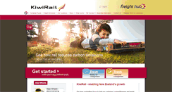 Desktop Screenshot of kiwirailfreight.co.nz